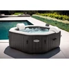Kép 4/10 - INTEX PureSPA Onyx Black Octagon jacuzzi, sóbontó készülékkel, 4 személyes, D201 x 71 cm, fekete / fehér