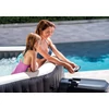 Kép 9/10 - INTEX PureSPA Onyx Black Octagon jacuzzi, sóbontó készülékkel, 4 személyes, D201 x 71 cm, fekete / fehér