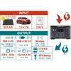 Kép 9/10 - Heron, hordozható áramforrás (power station) , 1200W, 921 Wh