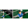 Kép 2/5 - GamesPlanet® Csocsóasztal LEEDS Fekete 140 x 73 cm