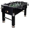 Kép 1/5 - GamesPlanet® Csocsóasztal LEEDS Fekete 140 x 73 cm