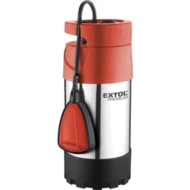 Extol Premium búvárszivattyú tiszta vízhez, úszókapcsolóval, 1000W, INOX ház,