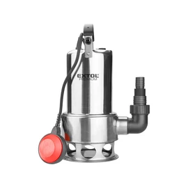 Extol Premium szennyvíz búvárszivattyú, úszókapcsolóval, 1100W, INOX ház