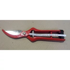 Metszőolló, spanyol típusú, kovácsolt, piros 23 cm