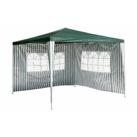Kerti sátor GARTHEN Zöld 3 x 3 m + 2 oldalfal
