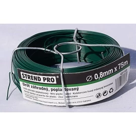 Kötöző, fém, tekercsben d:0,8mm - 75m + PVC