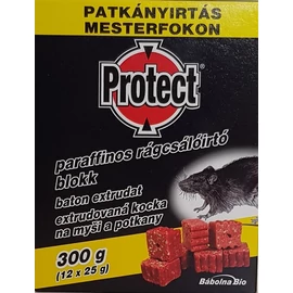 PROTECT paraffinos rágcsálóirtó blokk 300g