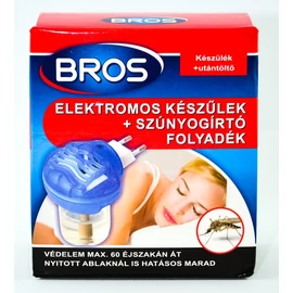 Bros Szúnyogriasztó, kombi készülék + folyadék