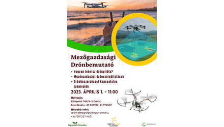 Mezőgazdasági drónbemutató