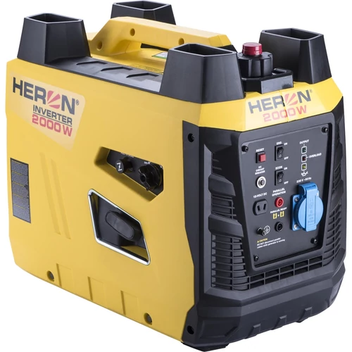 HERON benzinmotoros áramfejlesztő, 2 kVA, 230V, digitális szabályzású