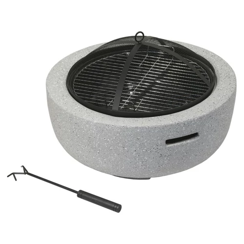 Cattara Tűzkosár LA PALMA fehér MgO 60 x 40 cm