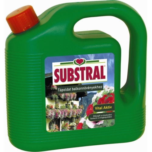 SUBSTRAL® Tápoldat muskátlihoz és balkonnövényekhez 2l
