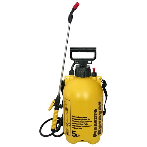 Kézi permetező permetszóróval, 5 liter