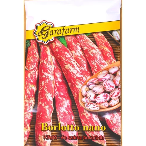 Garafarm Borlotto nano kifejtőbab