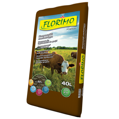FLORIMO® Komposztált marhatrágya 40l
