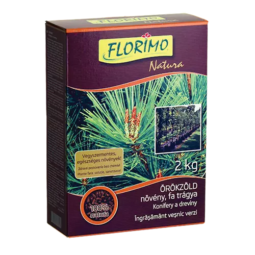 FLORIMO® Natura Örökzöld növény, cserje fa trágya 2kg