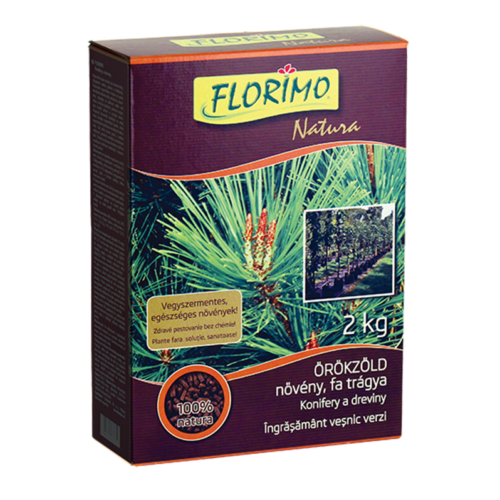 FLORIMO® Natura Örökzöld növény, cserje fa trágya 2kg
