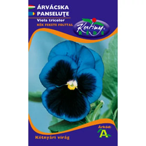 Árvácska - kék, fekete folttal