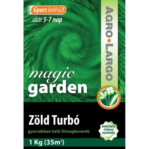 Magic Garden – Zöld Turbó fűmagkeverék 1kg