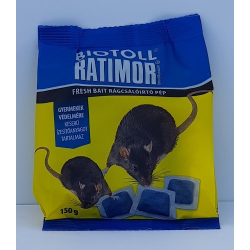 Biotoll Ratimor rágcsálóirtó pép 150g