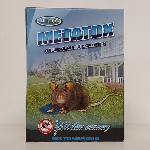 METATOX rágcsálóirtó csalétek 150g