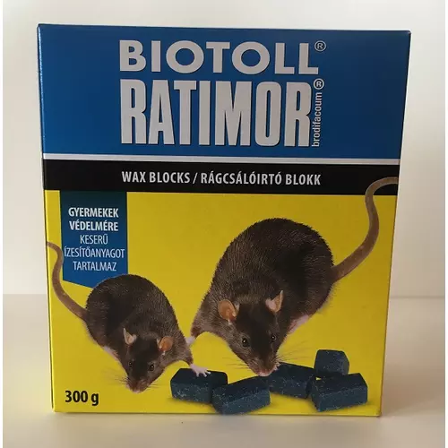 Biotoll Ratimor Rágcsálóirtó blokk 300g